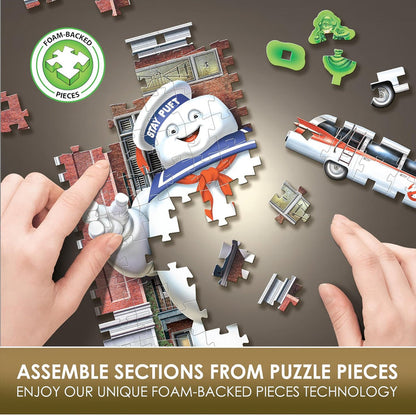 WREBBIT 3D: Ghostbusters: Firehouse Headquarters: 500 Piece 3D Puzzle